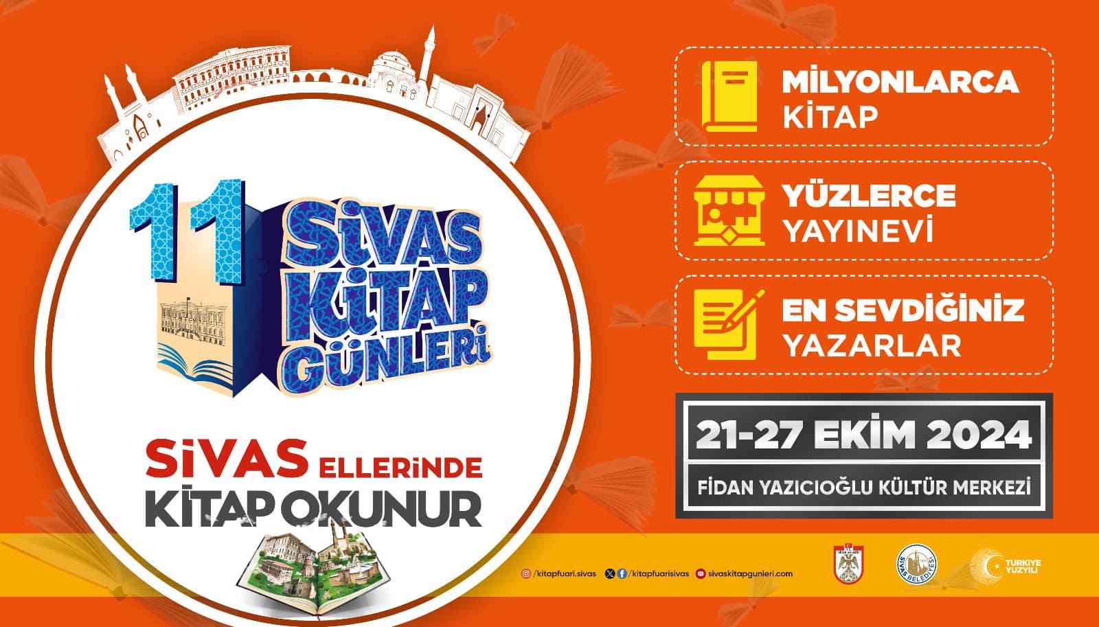 Sivas Kitap Günleri’nin 11’incisi başlıyor