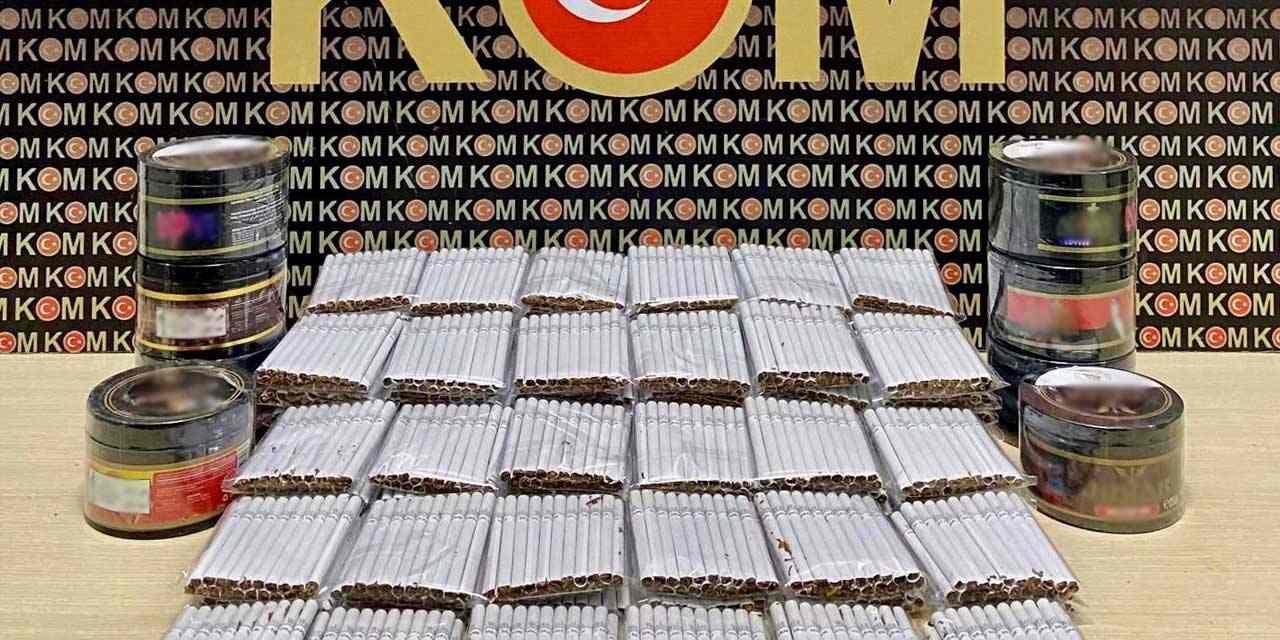 Kars'ta sahte içki ve gümrük kaçağı sigara ele geçirildi