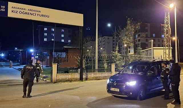 Ardahan'da okul ve yurt çevrelerinde güvenlik önlemleri artırıldı