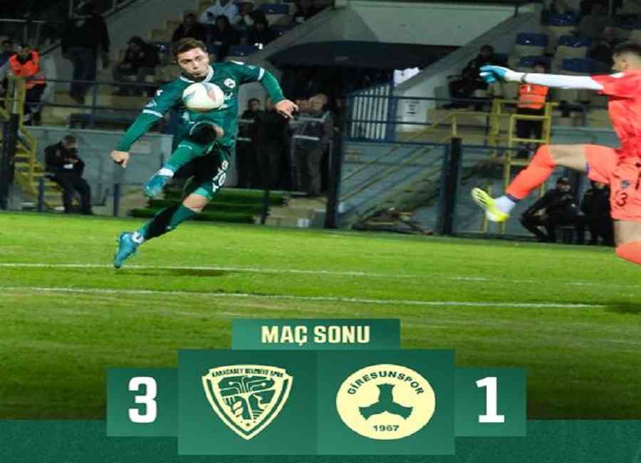 Giresunspor, Bursa Karacabey deplasmanından eli boş döndü