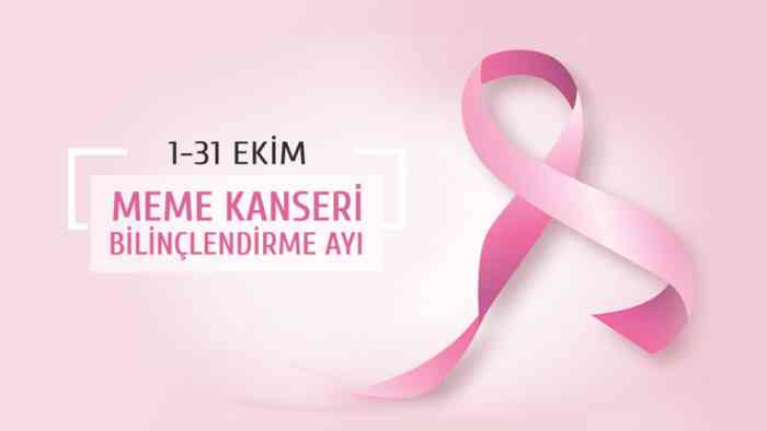 1-31 Ekim 'Meme Kanseri Farkındalık Ayı'