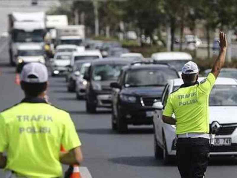 2 milyon 912 bin araç denetlendi