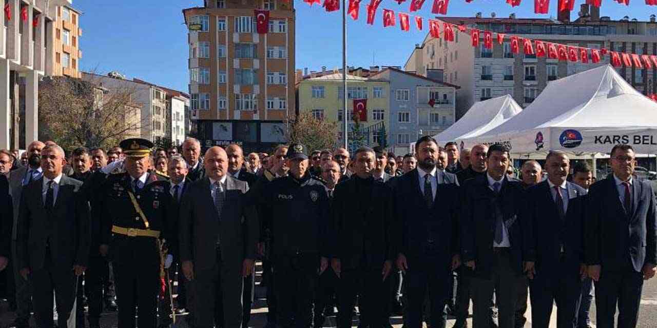 Kars'ta Cumhuriyet Bayramı'nın 101. yıldönümü kutlamaları başladı