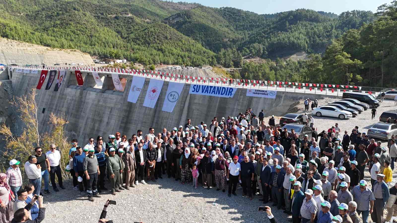 Manavgat Çardak Barajında su tutma törenini gerçekleşti