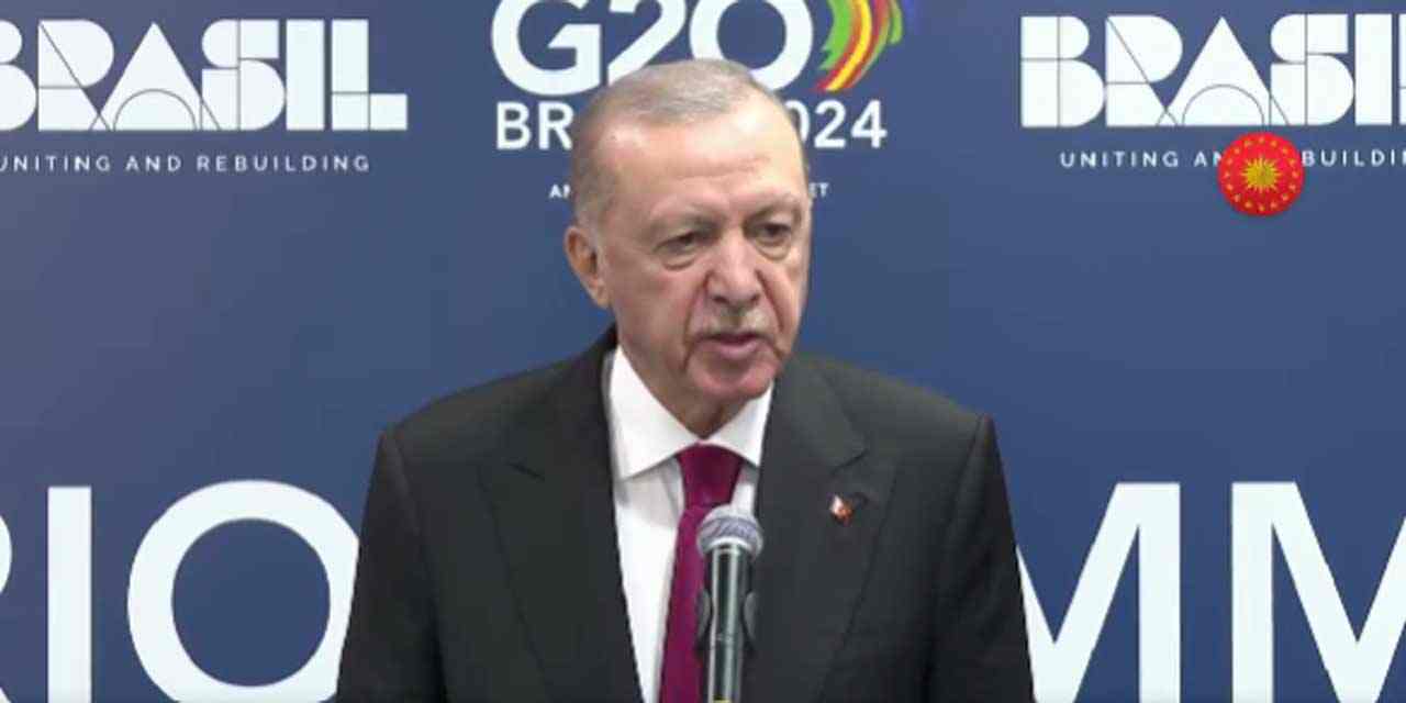 Cumhurbaşkanı Erdoğan G20 sonrası Birleşmiş Milletler'e yüklendi
