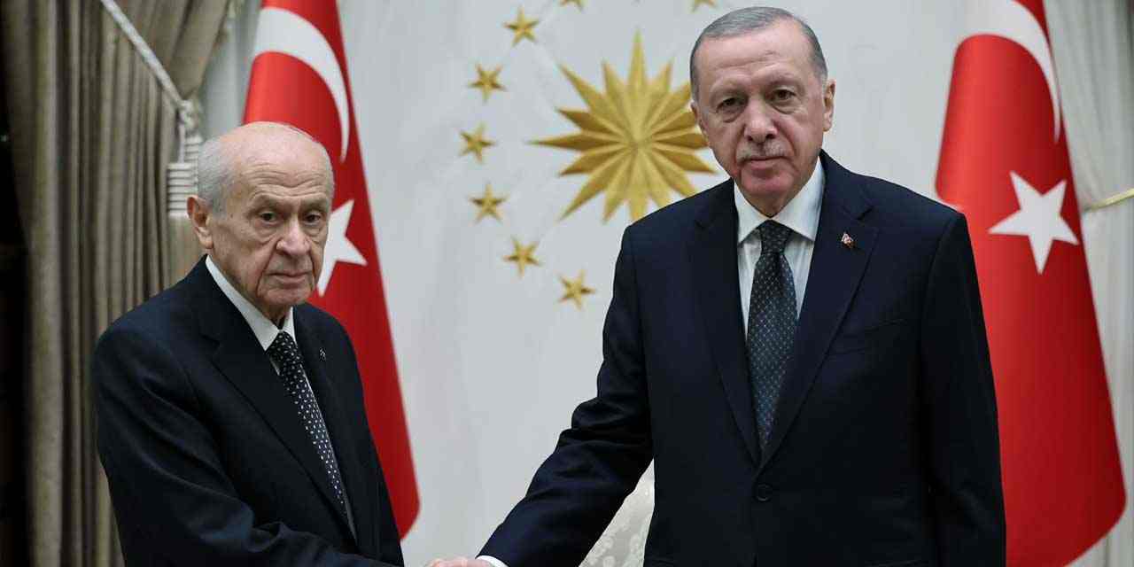 Cumhurbaşkanı Erdoğan, MHP lideri Devlet Bahçeli'yi kabul etti