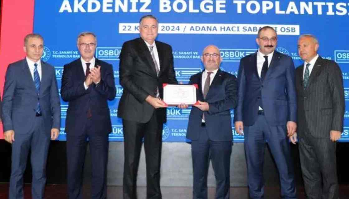 TSE'den Antalya OSB'ye yeşil OSB belgesi