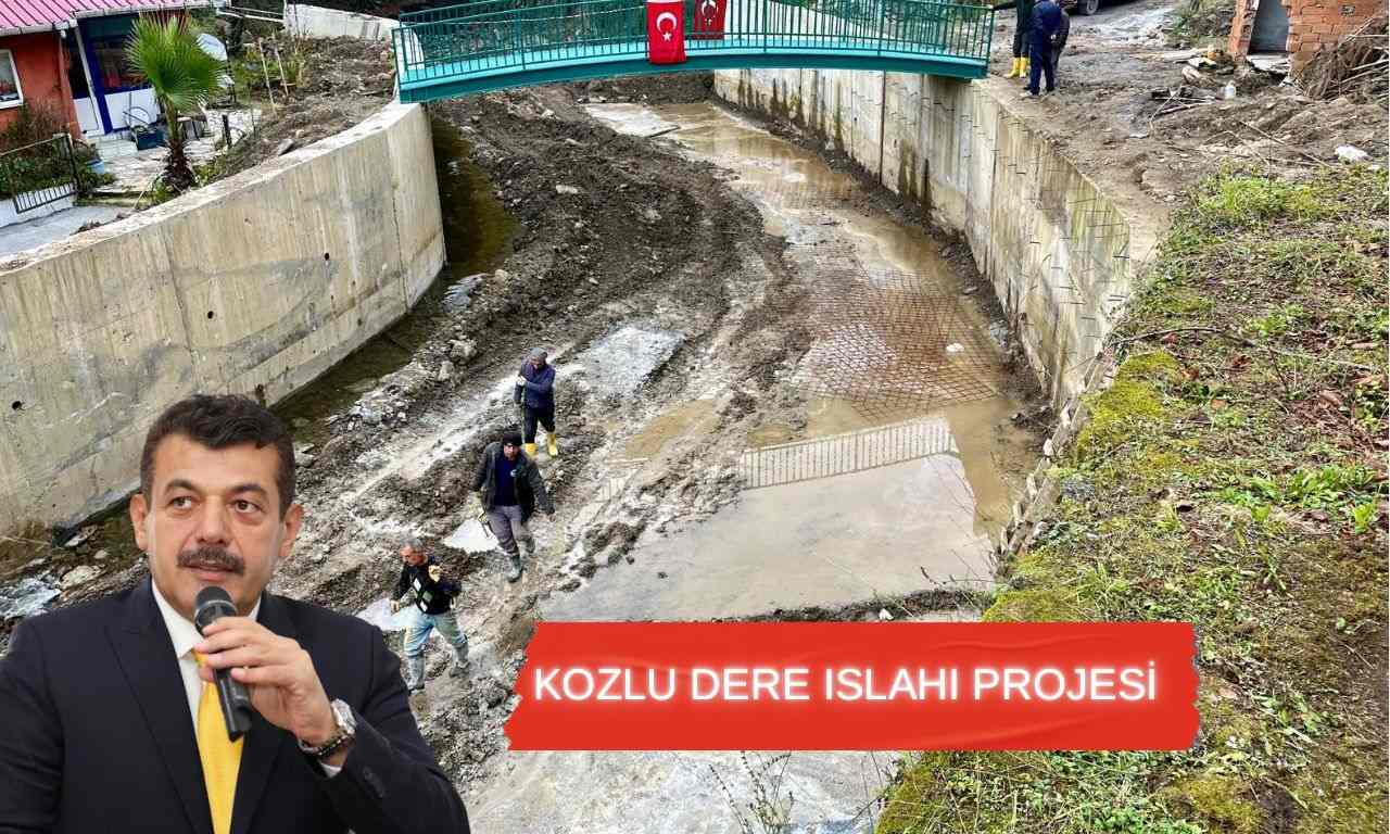 Milletvekili Avcı: 16 milyon TL yatırım bedeliyle Kozlu'da dere ıslahlarına devam ediyoruz