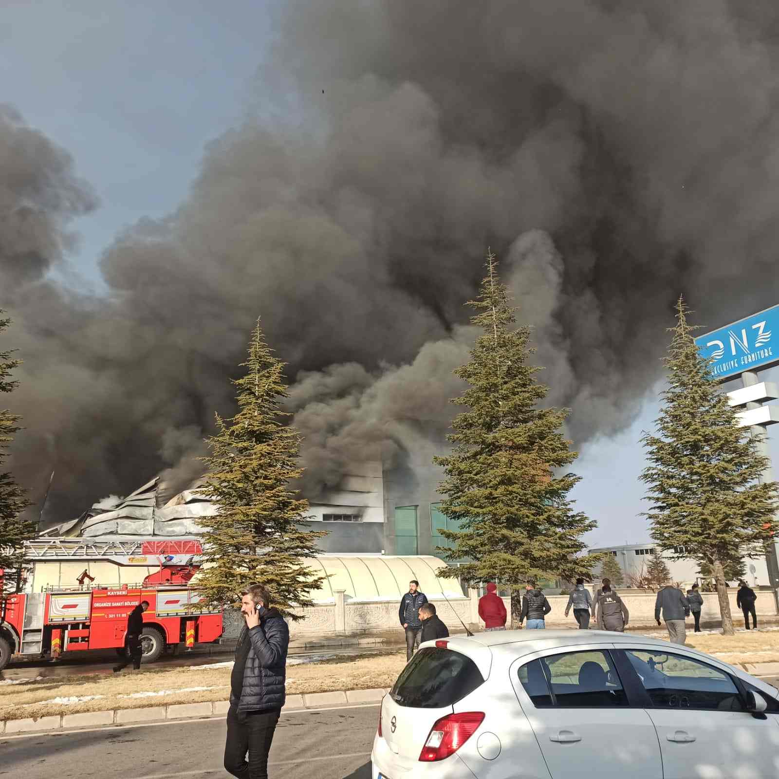 Kayseri OSB’de fabrika yangını: 2 can kaybı