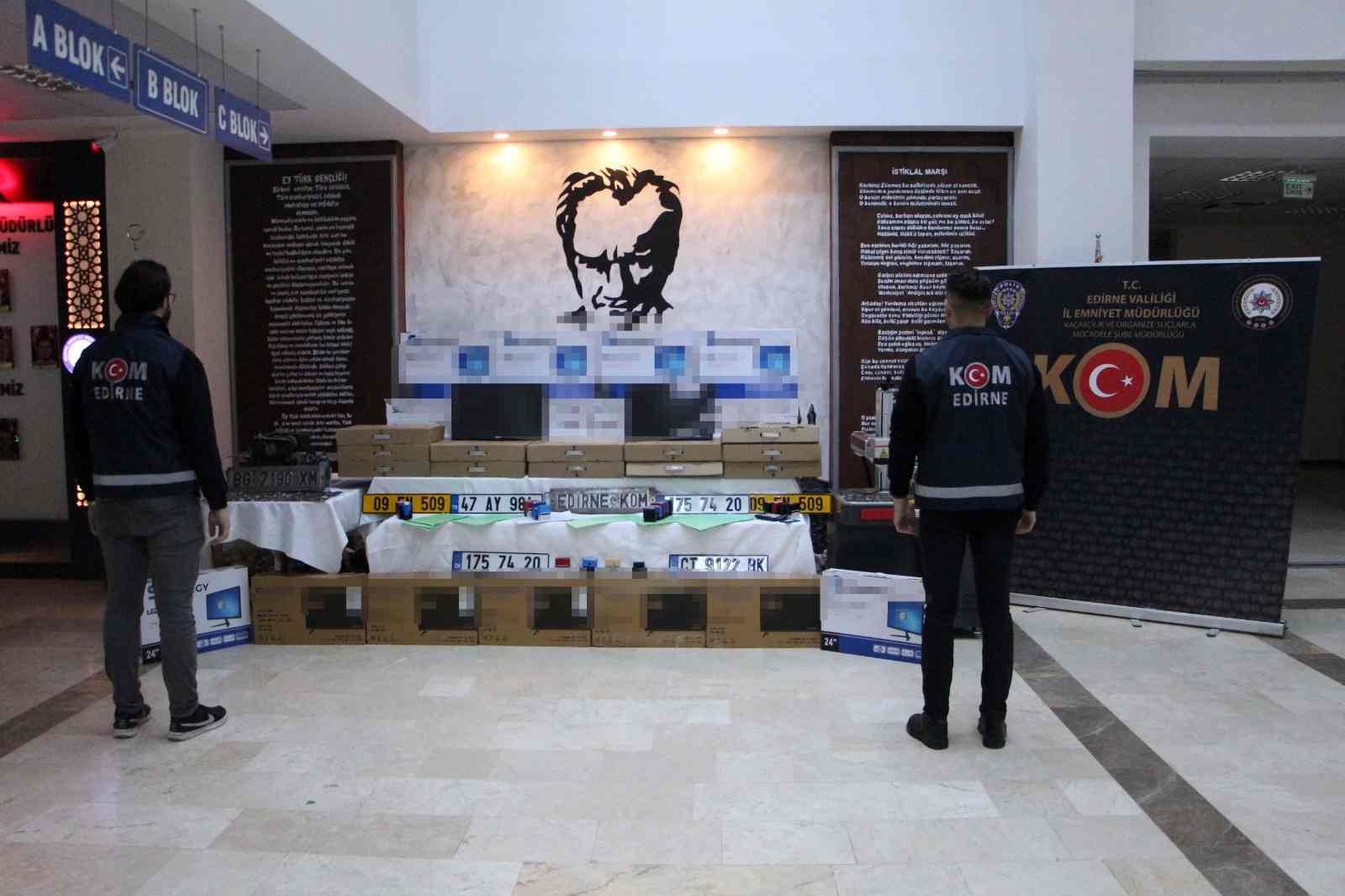 Edirne'de sahtecilik operasyonu: 9 gözaltı