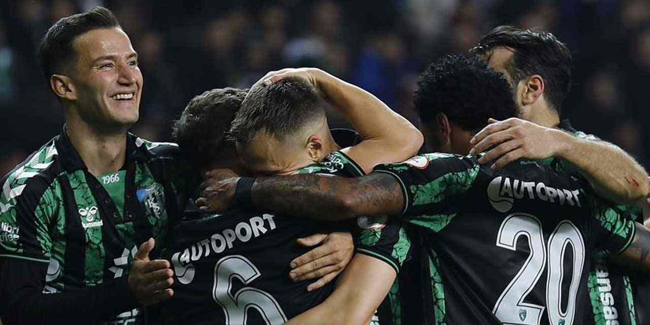 Kocaelispor, Adanaspor karşısında hata yapmadı: Liderliğini sürdürdü