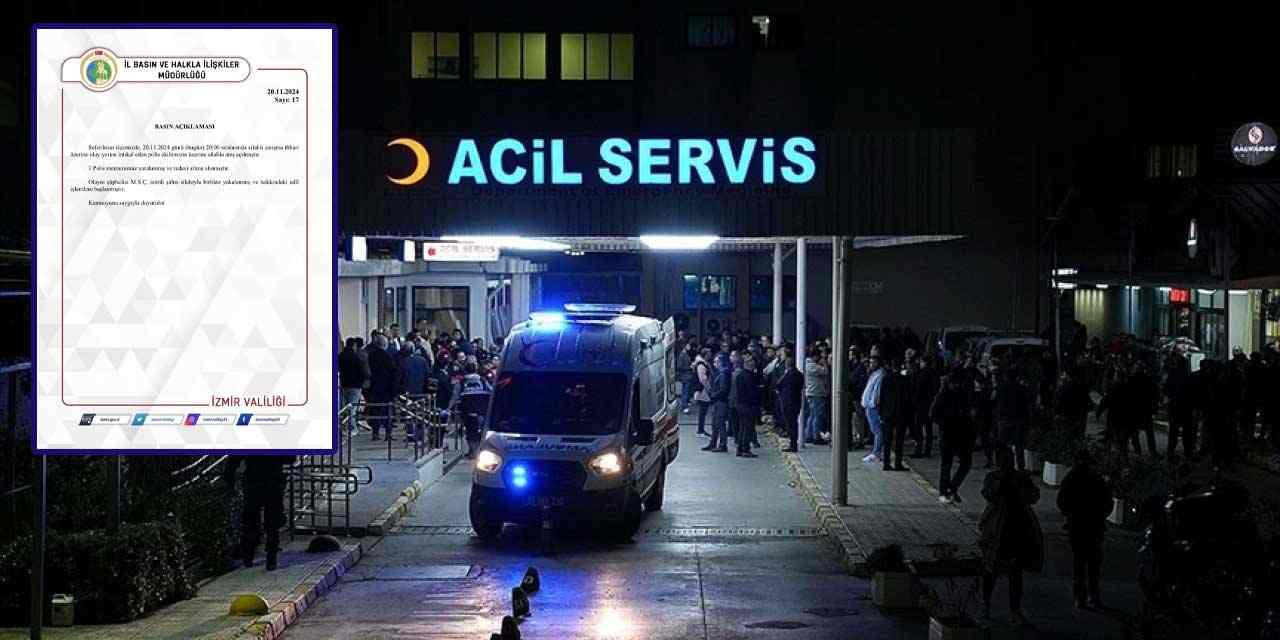 İzmir Valiliği, Seferihisar'da polise yapılan saldırıya yönelik açıklama yaptı