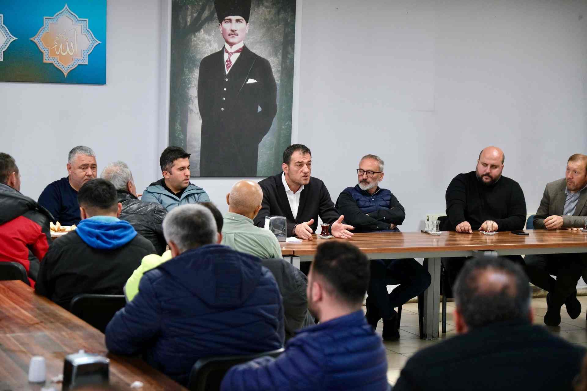 Fuat Köse, belediye birimleri ile bir araya gelmeye devam ediyor