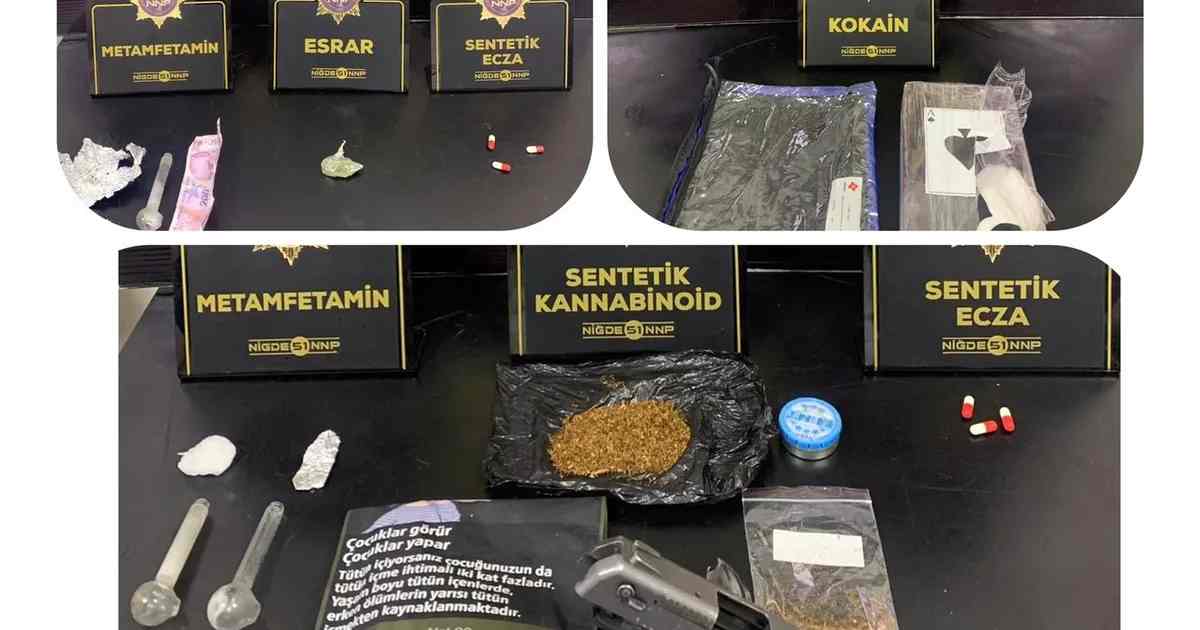 Niğde’de zehir tacirlerine darbe