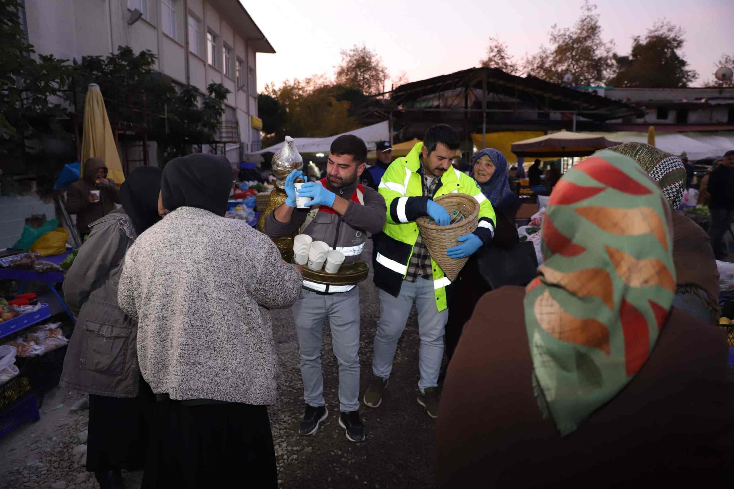 Ordu Büyükşehir Belediyesi'nden esnafa sıcak ikrâm
