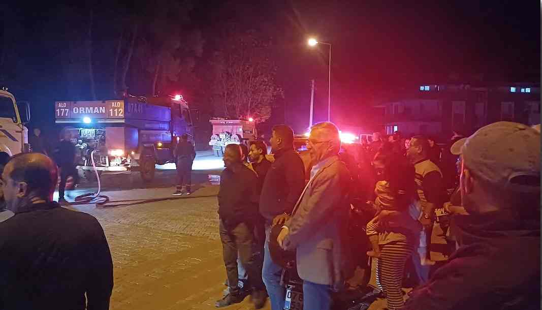 Kemer’de korkutan yangın