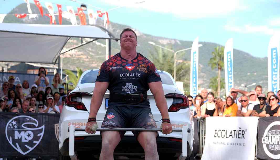 Alanya'da MLO Strongman Şampiyonları Ligi 2024 Dünya Finalleri’nin son etabı