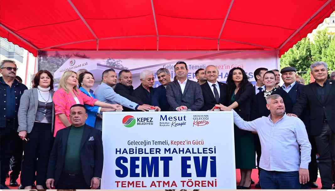 Kepez'e ikinci semt evi'nin temeli atıldı