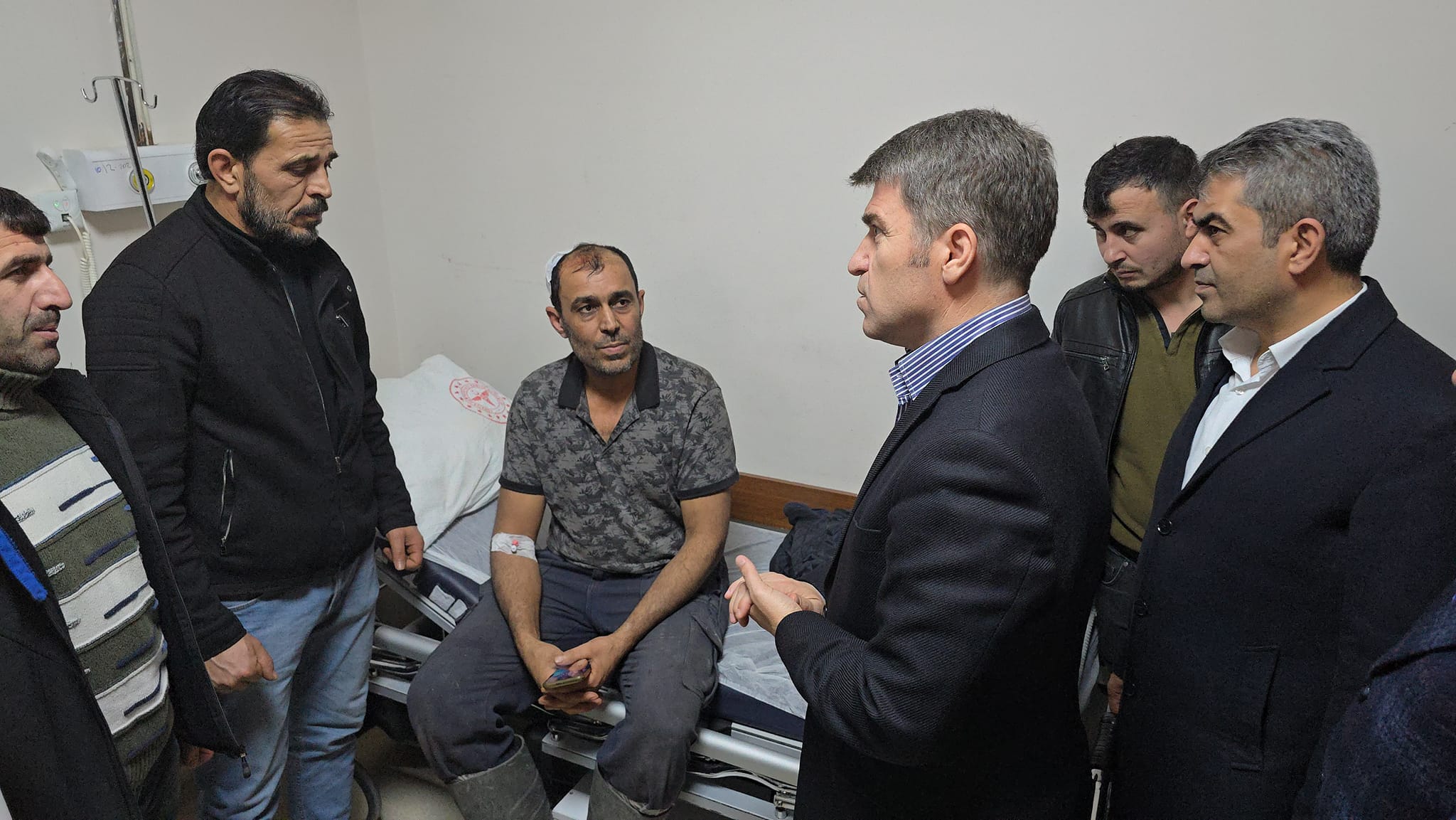 Amasya'da göçükten kurtarılan madenci tedavi altına alındı