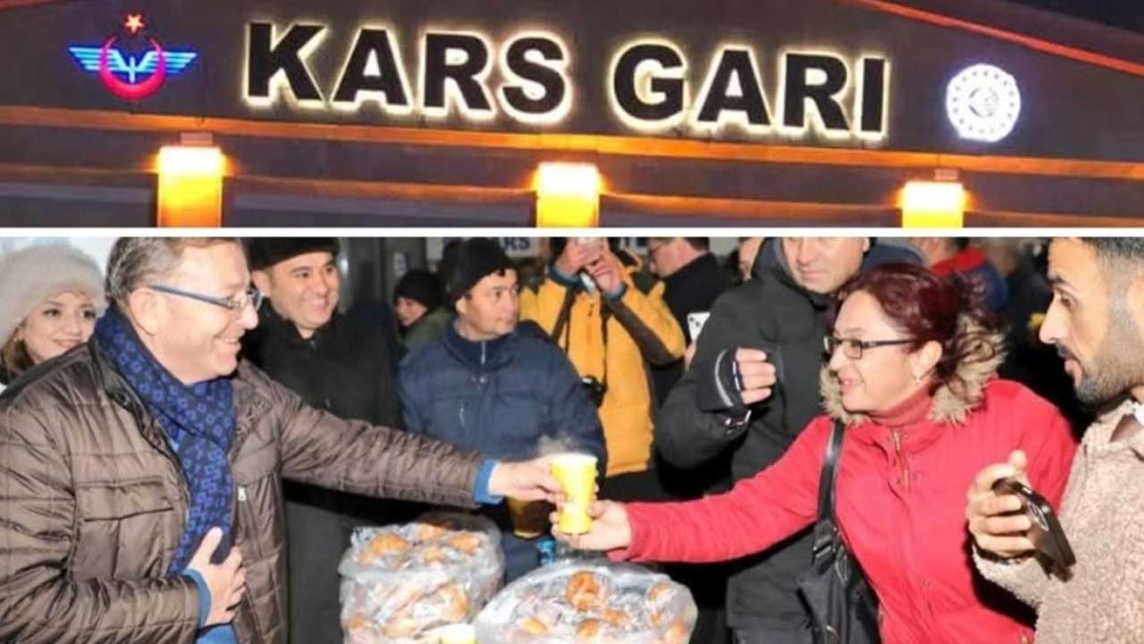 Turistik Doğu Ekspresi Kars'ta sazlı sözlü karşılandı