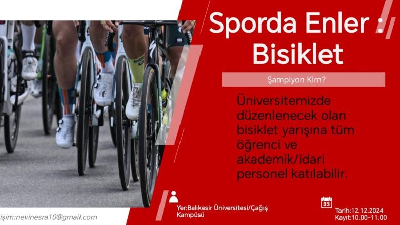 Balıkesir’de pedallar şampiyonluk için dönecek