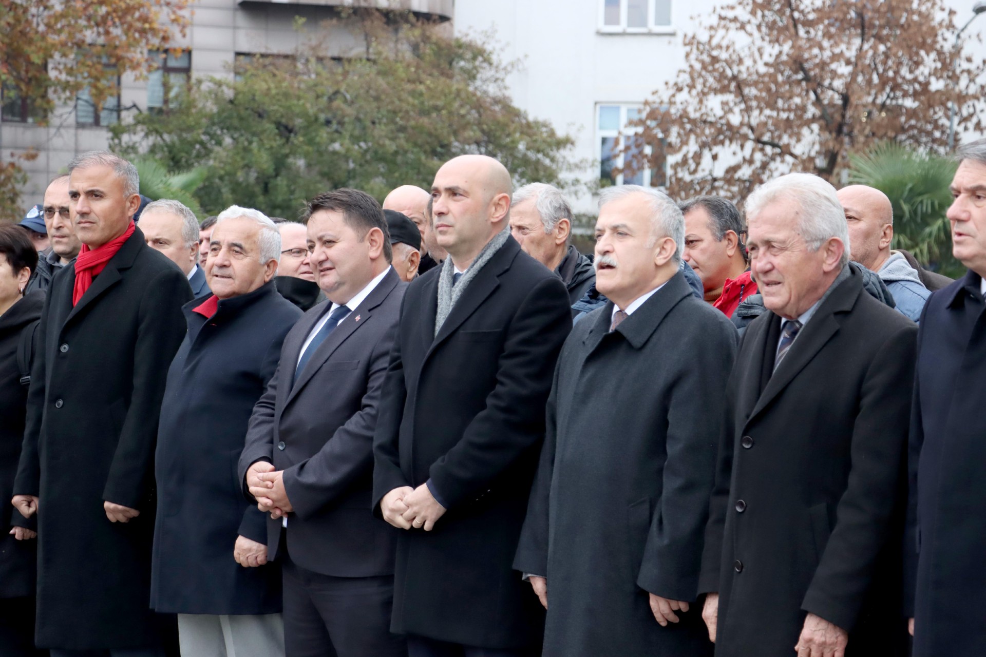 Madenciler Günü'nde Atatürk Anıtı’na çelenk konuldu