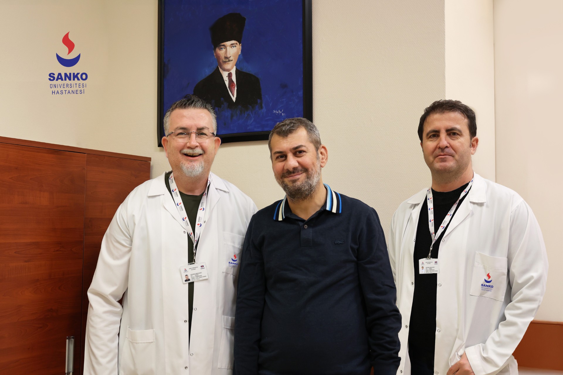 Atardamarı yırtılan hasta, sağlığına kavuştu